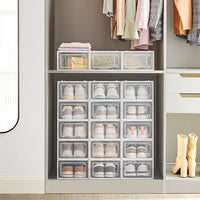 Boîtes à Chaussures - Lot de 18, Rangement Chaussures Pliable