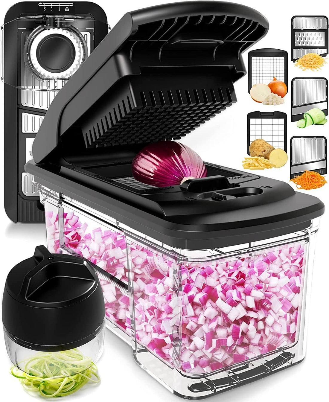Coupe Legumes Multifonctions et Mandoline Professionnelle Cuisine