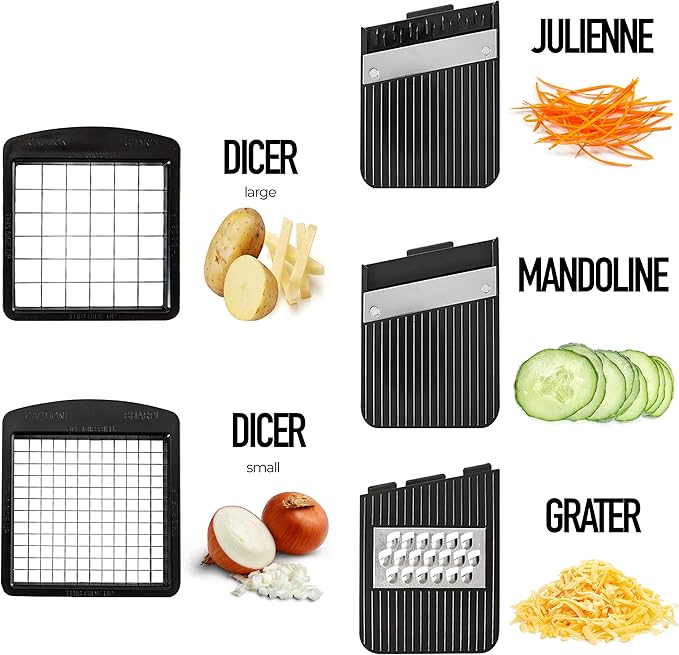 Coupe Legumes Multifonctions et Mandoline Professionnelle Cuisine